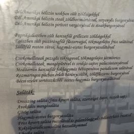 Adler Étterem Budaörs - Étlap/itallap