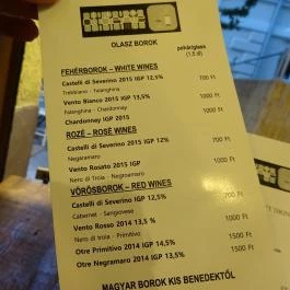 Al Dente Budapest - Étlap/itallap