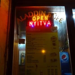 Aladdin Büfé, Miskolc - Étlap/itallap