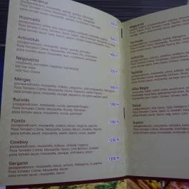 Alba Regia Vendéglő Budapest - Étlap/itallap