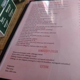 Alma & Körte Étterem Budapest - Étel/ital