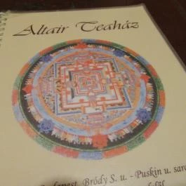 Altair Teaház Budapest - Étlap/itallap