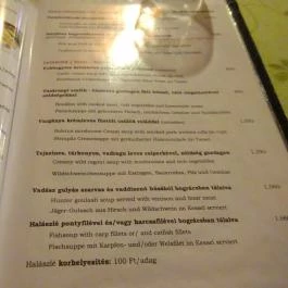 Ambrózia Étterem és Panzió Kazincbarcika - Étlap/itallap