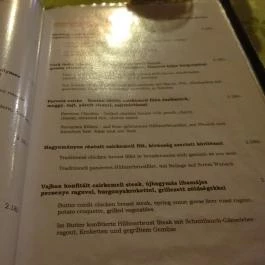 Ambrózia Étterem és Panzió Kazincbarcika - Étlap/itallap