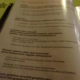 Ambrózia Étterem és Panzió Kazincbarcika - Étlap/itallap