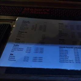 Andersen 1 Pub - Krúdy utca Budapest - Étlap/itallap