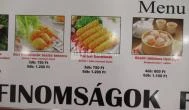 Anh Chi Ázsiai Finomságok - World Mall Budapest - Étlap/itallap