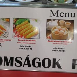 Anh Chi Ázsiai Finomságok - World Mall, Budapest - Étlap/itallap