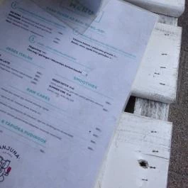 Anjuna Ice Pops - Lövőház utca Budapest - Étlap/itallap