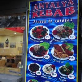 Antalya Kebab - Szent István körút Budapest - Étlap/itallap