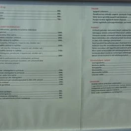 AnyTime Étterem & Kávézó Budapest - Étlap/itallap