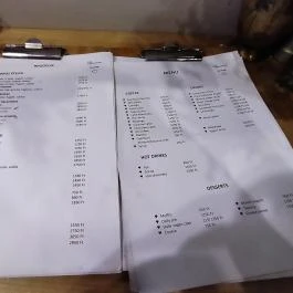 Apucome Budapest - Étlap/itallap