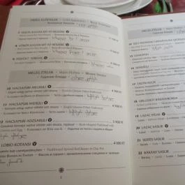 Aragvi Grúz Étterem Budapest - Étlap/itallap