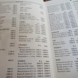 Aragvi Grúz Étterem Budapest - Étlap/itallap