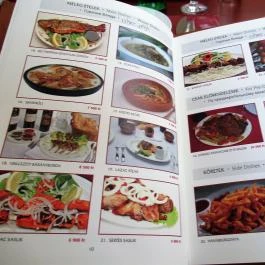 Aragvi Grúz Étterem Budapest - Étlap/itallap