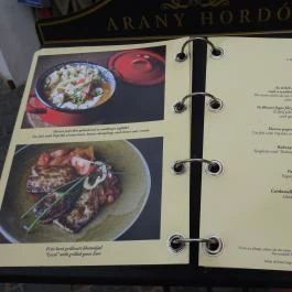 Arany Hordó Étterem Budapest - Étlap/itallap