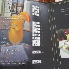 Arany Strucc Cukrászda, Kőszeg - Étlap/itallap