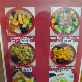 Arany Tenger Kínai Étterem Budapest - Étlap/itallap
