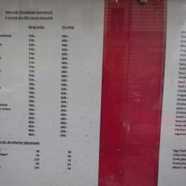 Arany Tenger Kínai Étterem Budapest - Étlap/itallap