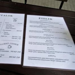 Around Pancake Budapest - Étlap/itallap