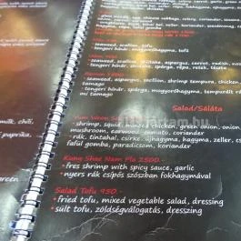 Aroy-Thai Restaurant & Sushi Bar Budapest - Étlap/itallap