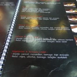 Aroy-Thai Restaurant & Sushi Bar Budapest - Étlap/itallap