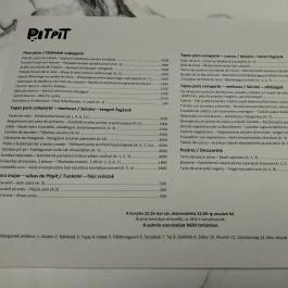 Arquitecto Pitpit Budapest - Étlap/itallap