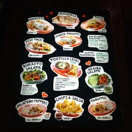 Arriba Taqueria - Széna tér, Budapest - Étlap/itallap