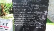 Artrium Bistro Budapest - Étlap/itallap
