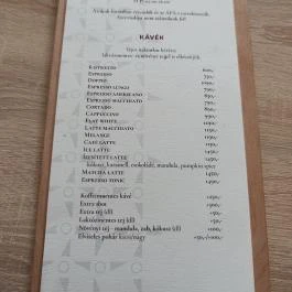 Átrium Café Sopron - Étlap/itallap