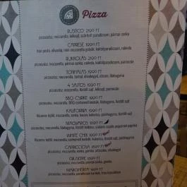 Attaboy Bistro Budapest - Étlap/itallap