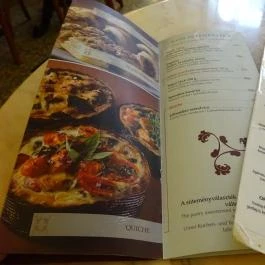 Belvárosi Auguszt Cukrászda Budapest - Étlap/itallap