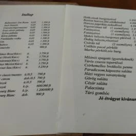 Autós Csárda Makó - Étlap/itallap