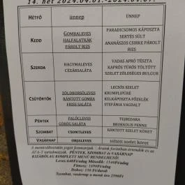 Autós Csárda Makó - Étlap/itallap