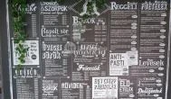Aviator Cafe & Bistro Budapest - Étlap/itallap