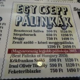 Aviator Cafe & Bistro Budapest - Étlap/itallap