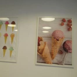 Azúr Fagylaltozó Budapest - Belső