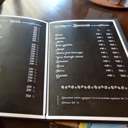 B Caffé Gyöngyös - Étlap/itallap