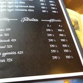 B Caffé Gyöngyös - Étlap/itallap