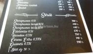 B Caffé Gyöngyös - Étlap/itallap