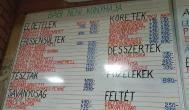 Babi Néni Konyhája Budapest - Étlap/itallap