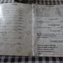 Babszem Kávézó & Reggeliző Budakeszi - Étlap/itallap