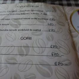 Babszem Kávézó & Reggeliző Budakeszi - Étlap/itallap