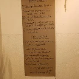 Babutzi Flórián Budapest - Étlap/itallap