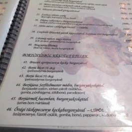 Bajor Sarok Étterem Budapest - Étlap/itallap