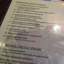 Bajor Sarok Étterem Budapest - Étlap/itallap