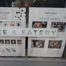 BaKudapa Indonéz Kávézó Budapest - Étlap/itallap