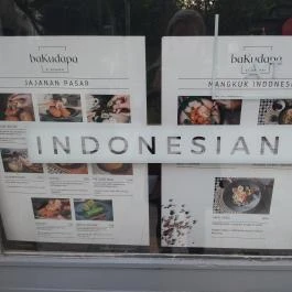 BaKudapa Indonéz Kávézó Budapest - Étlap/itallap