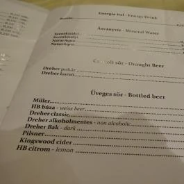 Bali Caffe Budapest - Étlap/itallap