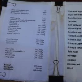Balla-Hús Kifőzde Budapest - Étlap/itallap
